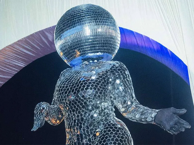 Human Disco Balls